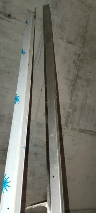 40 Ángulos d Acero Inoxidab. acabado Satinado 3mts