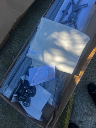 Pérgola NATERIAL Occo Metal Blanca 200x300