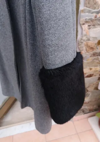 Cappotto donna con pelliccia