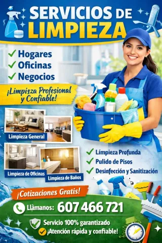 Servicios de limpieza