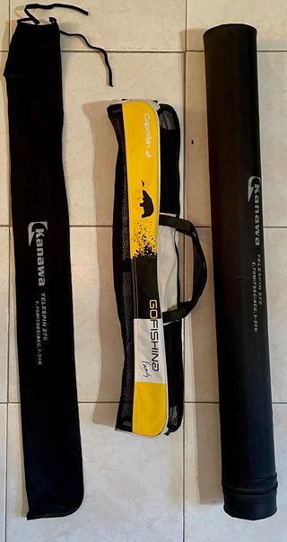 Kit Pesca Familiar Cañas Carretes Señuelos