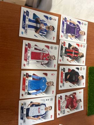 Lote cromos fútbol Topps Champions League