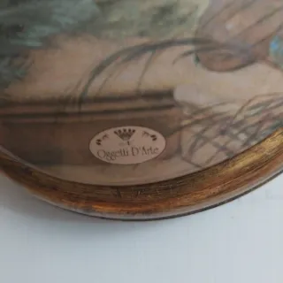 Quadretto Capodimonte Porcellana