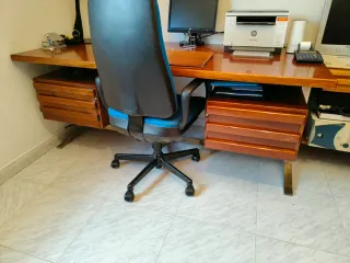 Escritorio profesional con archivador