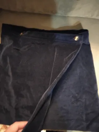 Completo donna velluto viola