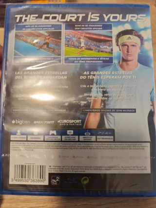 PS4 Tennis World Tour precintado