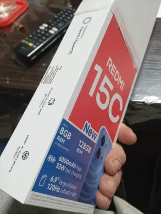 Xiaomi Redmi 15C,4/128GB Azul, PRECINTADOS