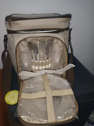 Mochila Picnic Marpac Beige y Marrón