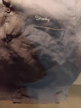 Camicia Lino Uomo Grigia