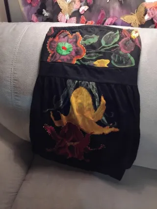 Canotta Desigual donna nera multicolor