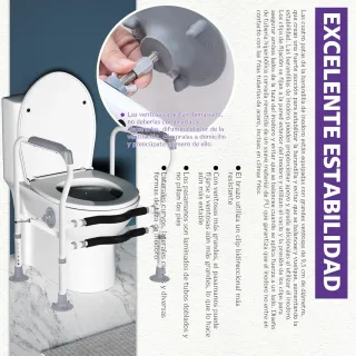 Asidero para inodoro sin montaje