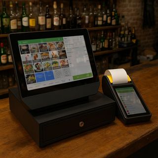 TPV táctil + comandero + 3 impresoras + cajón