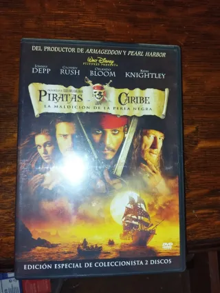 DVD Piratas del Caribe: La Maldición de la Perla N