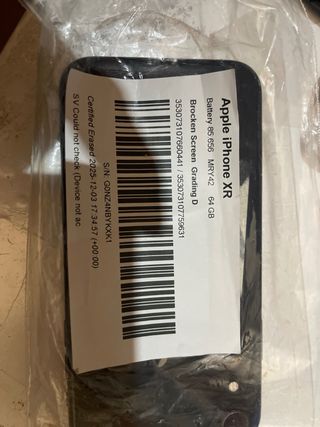 iPhone XR Nero per ricambi