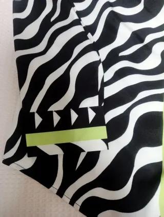 Camisa Vintage Rayas Cebra Talla M