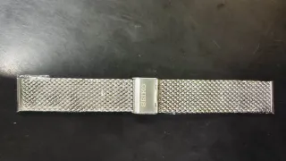 Correa Milanesa Seiko 20mm Plata