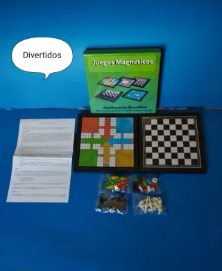 Juegos Mesa 5 en 1 magnético