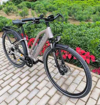 Bicicleta Eléctrica Gris