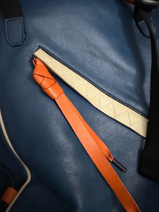 Mochila Bally Edición Limitada Azul Naranja