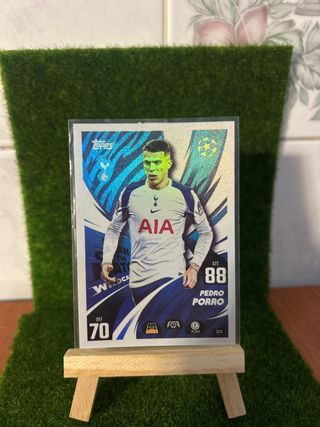 Cromo Pedro Porro Topps Champions League