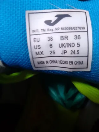 Deportivas unisex Toledo azul y verde