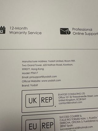 Monitor Portátil YODOIT 17.3  1080P 144HZ 1Q7571