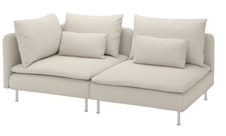 Sofá Soderhamn Ikea Beige Tela