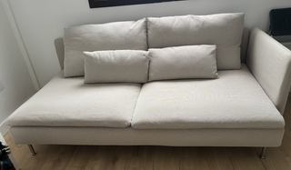 Sofá Soderhamn Ikea Beige Tela