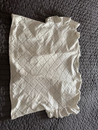 Zara Top Branco S Rendas