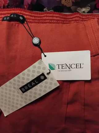 Pantaloni pinocchietto donna Breal rosa antico