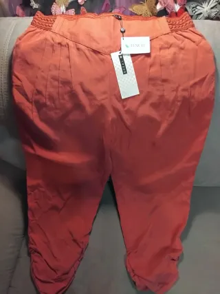 Pantaloni pinocchietto donna Breal rosa antico