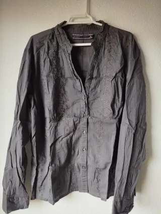 Blusa Newport Gris Talla XL