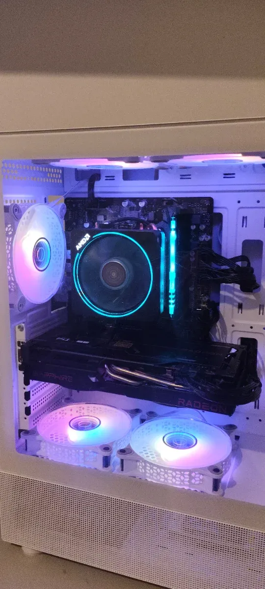PC White Race Ryzen 9/RX 6700XT 12gb/Nvme/Wifi afbeelding 2