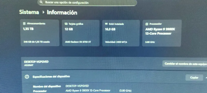 PC White Race Ryzen 9/RX 6700XT 12gb/Nvme/Wifi afbeelding 5