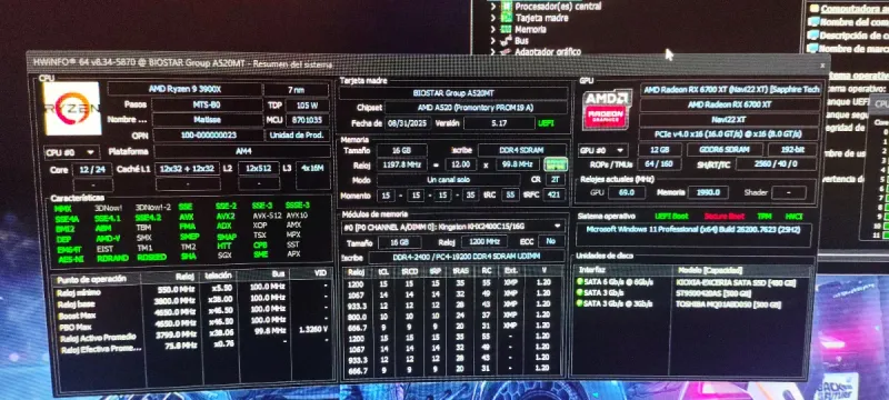 PC White Race Ryzen 9/RX 6700XT 12gb/Nvme/Wifi afbeelding 7
