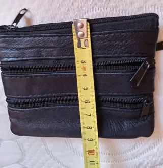 Monedero piel negro