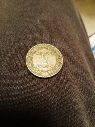 Moneda 2 Francos Francia 1925