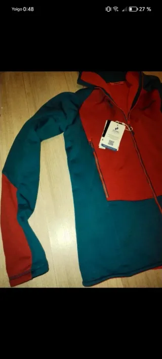 Chaqueta Trangoworld Cluses Hombre Roja/Azul
