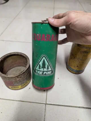 3 Lattine Vintage Epoca Antiche