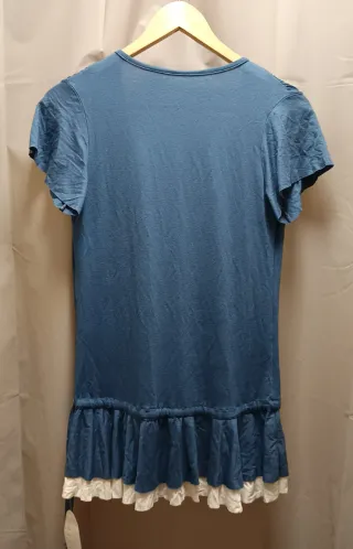 Jersey Via Moda Azul y Blanco Talla S