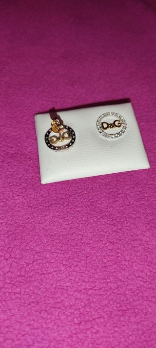 Pendientes D&G oro 18 kilates