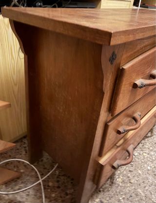Cómoda de madera maciza