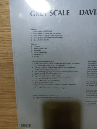 Vinilo David Cunningham Grey Scale