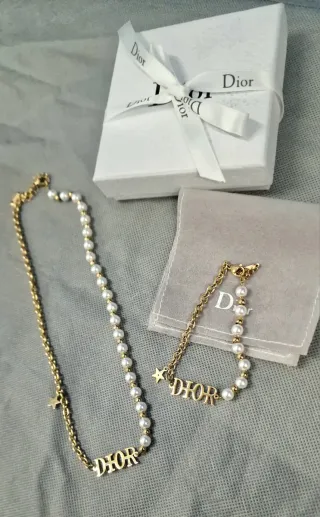 ✨️Conjunto Joyas de Dior Acero Inoxidable ✨️