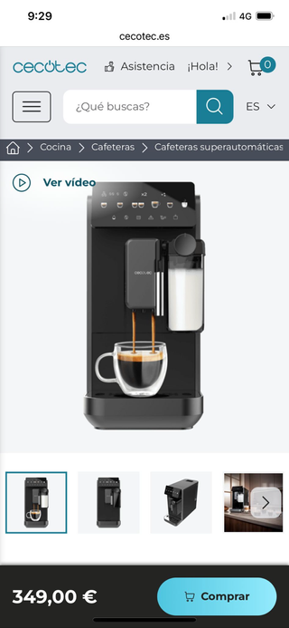 Cafetera Automática Cecotec