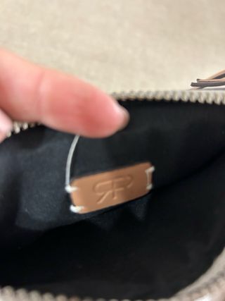 Bolso Parfois blanco y marrón