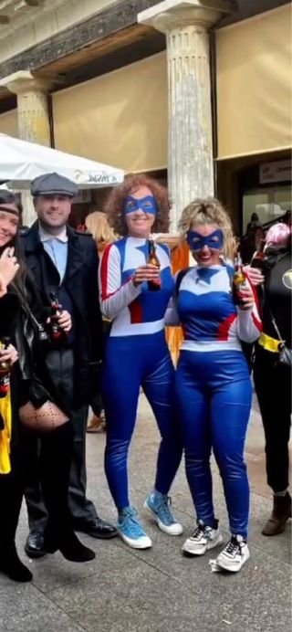 Disfraz Capitana América Mujer Talla M