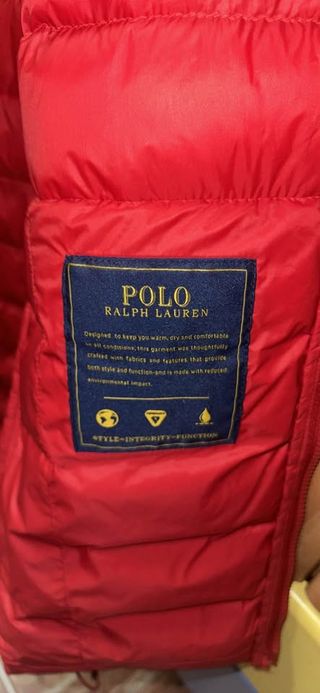 Chaleco Polo Ralph Lauren Rojo