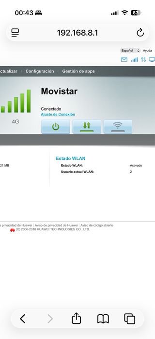 Huawei E5573C - Móvil WiFi