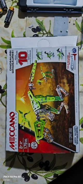 Juguete de  ​Meccano Maker System Dino 10 en 1